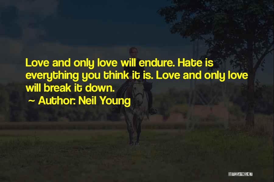 Love Will Endure Quotes By Neil Young