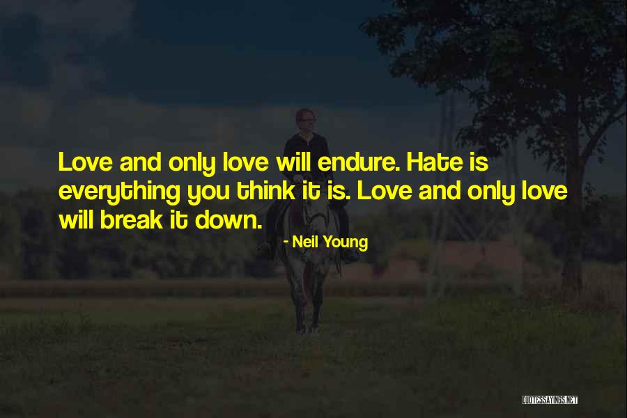 Love Will Endure Quotes By Neil Young