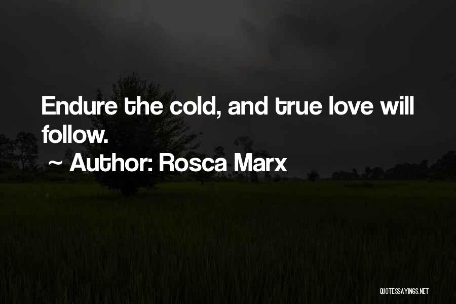 Love Will Endure Quotes By Rosca Marx