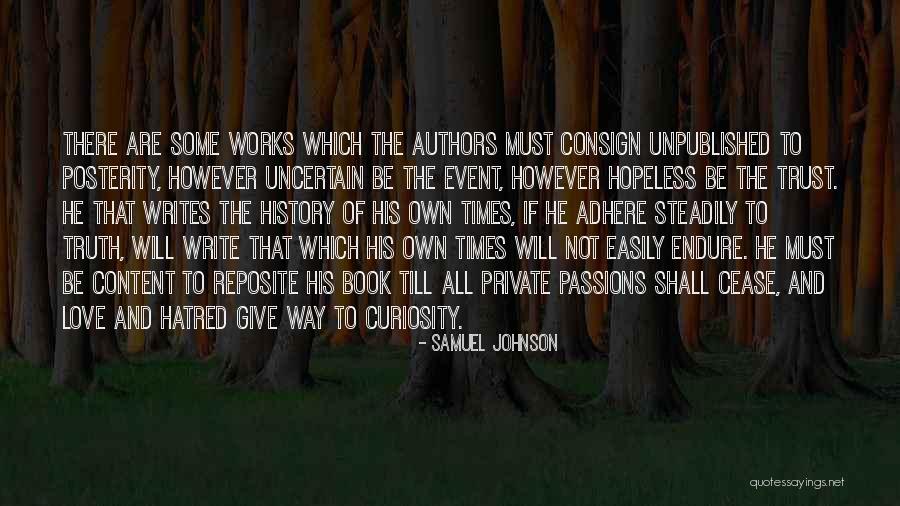 Love Will Endure Quotes By Samuel Johnson