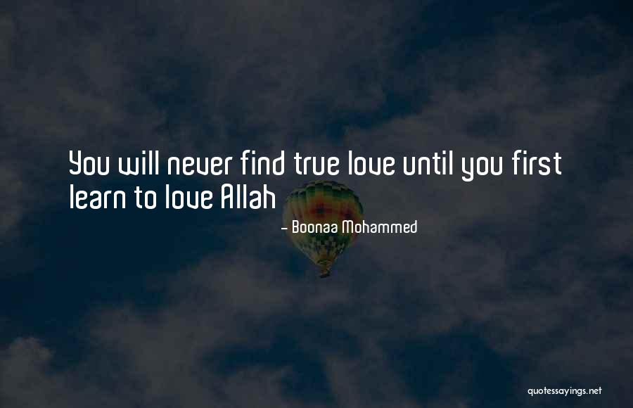 Love With Allah Quotes By Boonaa Mohammed