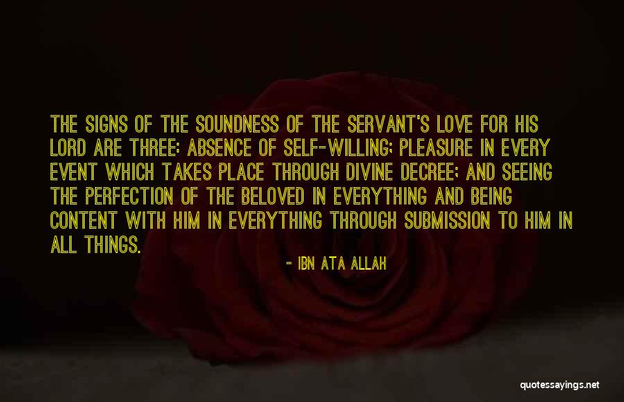 Love With Allah Quotes By Ibn Ata Allah