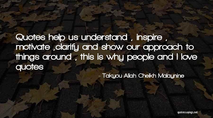 Love With Allah Quotes By Takyou Allah Cheikh Malaynine