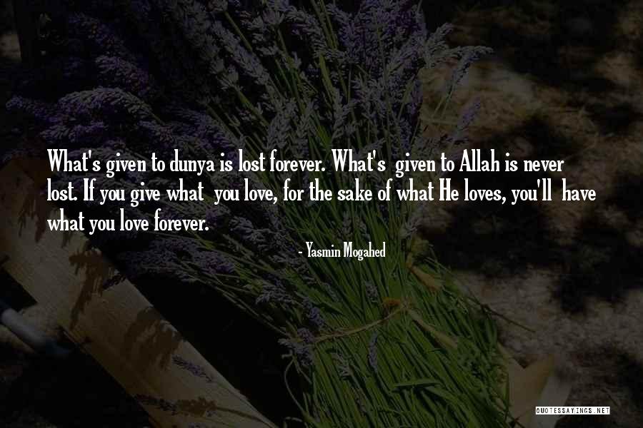 Love With Allah Quotes By Yasmin Mogahed