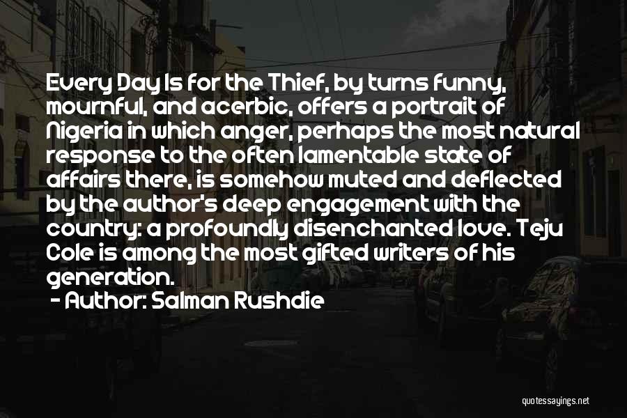 Love With Author Quotes By Salman Rushdie