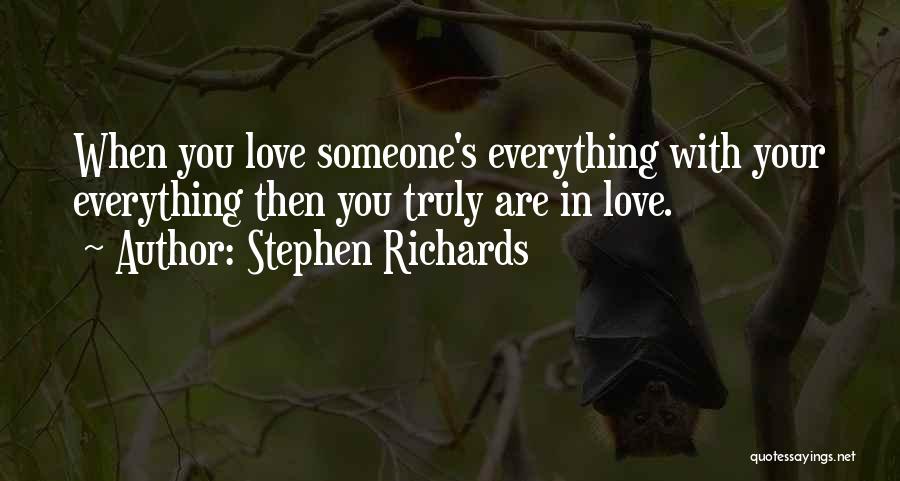 Love With Author Quotes By Stephen Richards