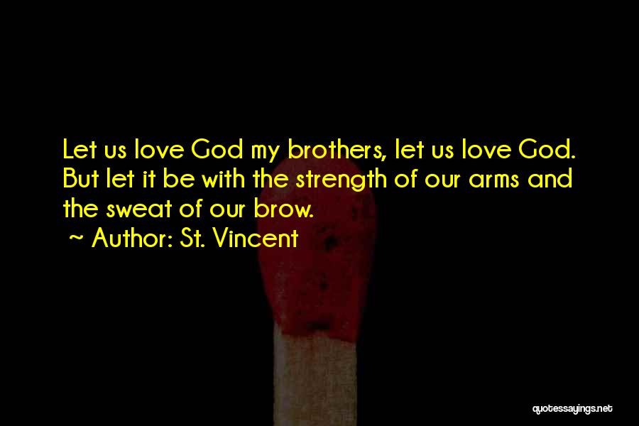 Love With Brother Quotes By St. Vincent