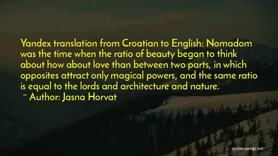 Love With English Translation Quotes By Jasna Horvat