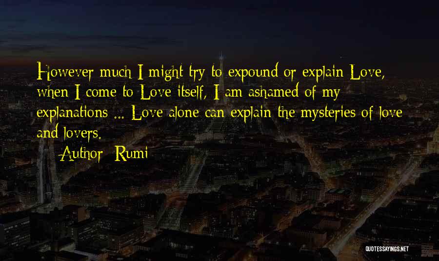 Love With Explanations Quotes By Rumi