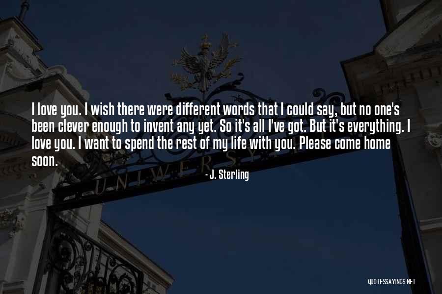 Love With No Words Quotes By J. Sterling