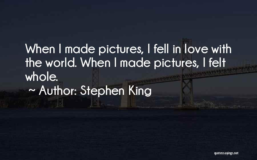 Love With Pictures Quotes By Stephen King
