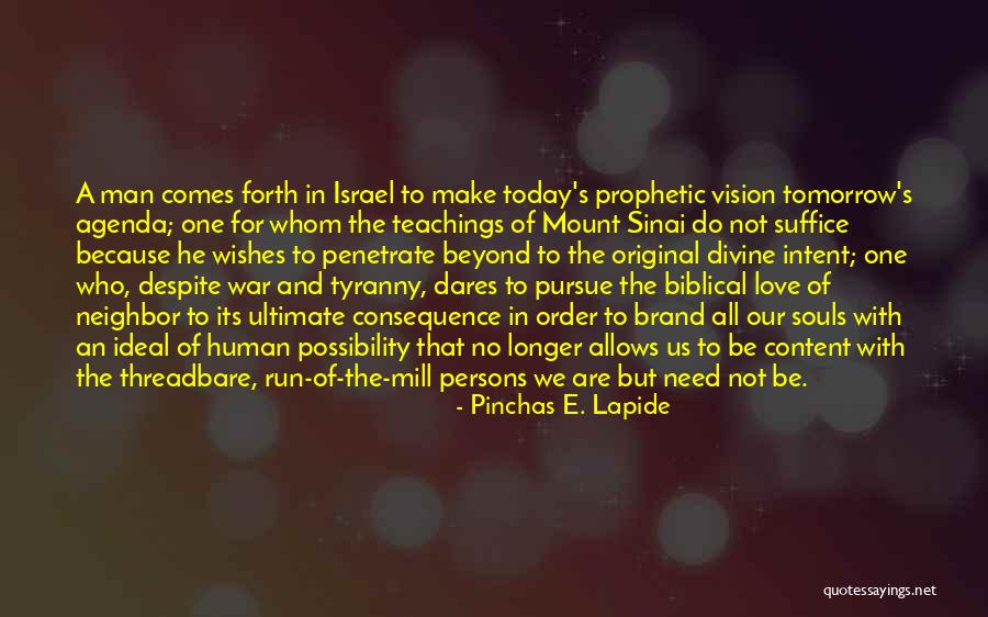 Love Without Agenda Quotes By Pinchas E. Lapide Love Without Agenda Quotes By Pinchas E. Lapide