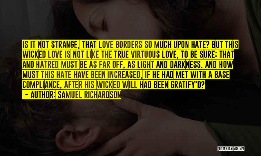 Love Without Borders Quotes By Samuel Richardson