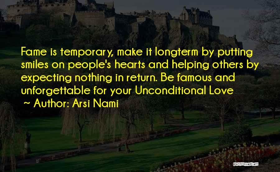 Love Without Expecting In Return Quotes By Arsi Nami