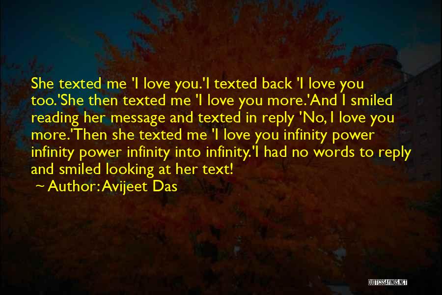 Love You Infinity Quotes By Avijeet Das