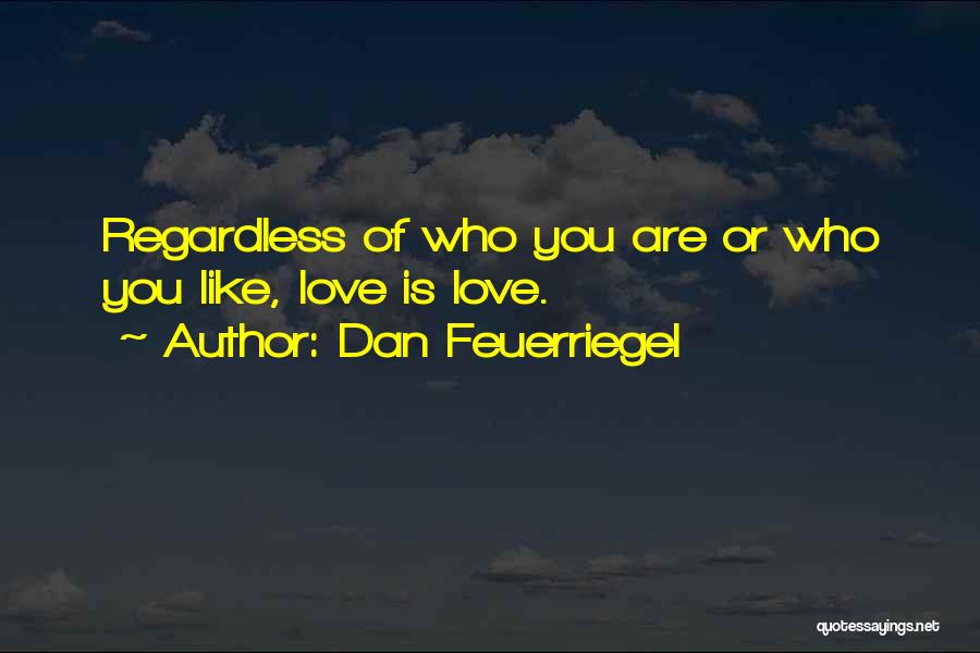 Love You Regardless Quotes By Dan Feuerriegel