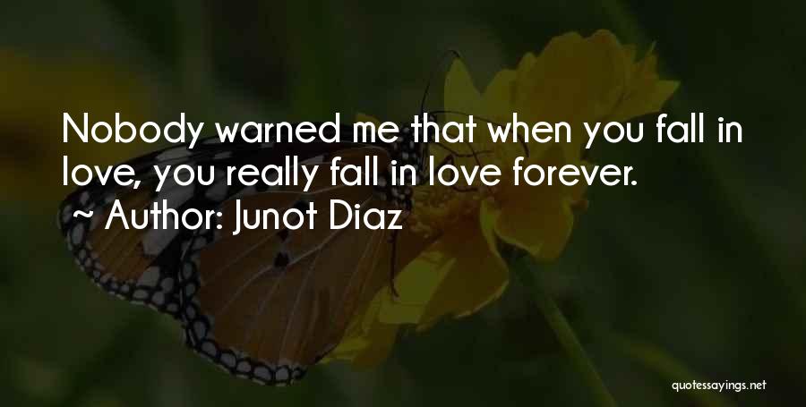Love You You Forever Quotes By Junot Diaz