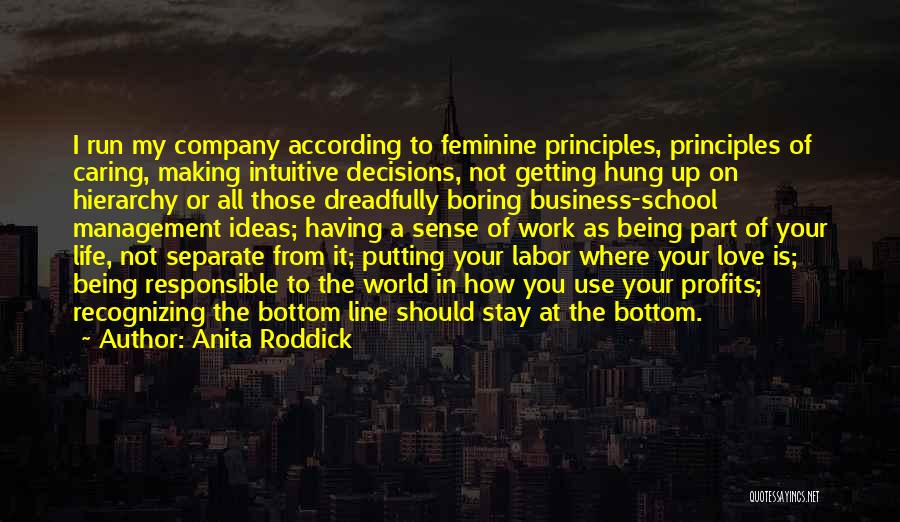 Love Your Company Quotes By Anita Roddick