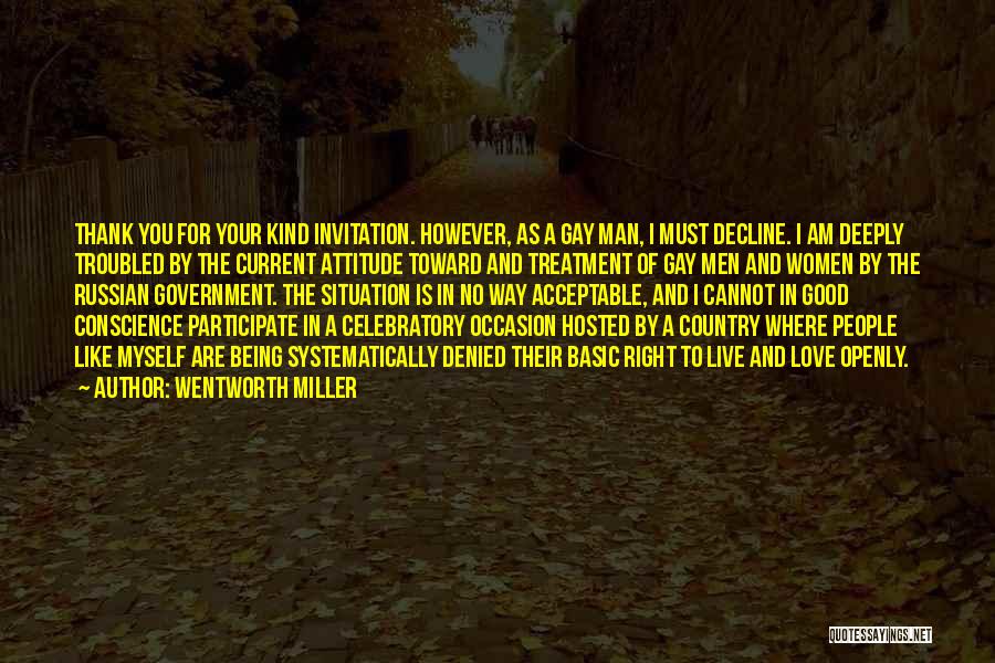 Love Your Country Quotes By Wentworth Miller