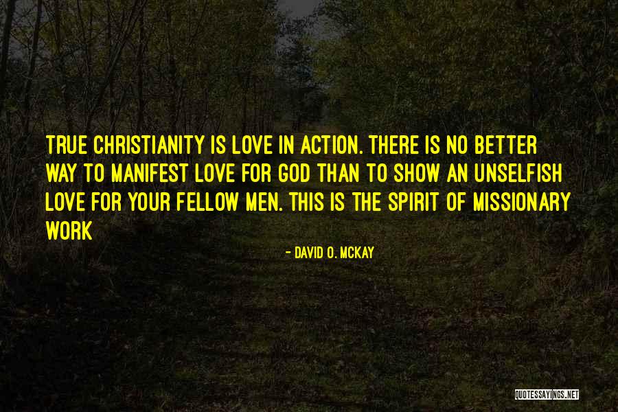 Love Your Fellow Man Quotes By David O. McKay Love Your Fellow Man Quotes By David O. McKay