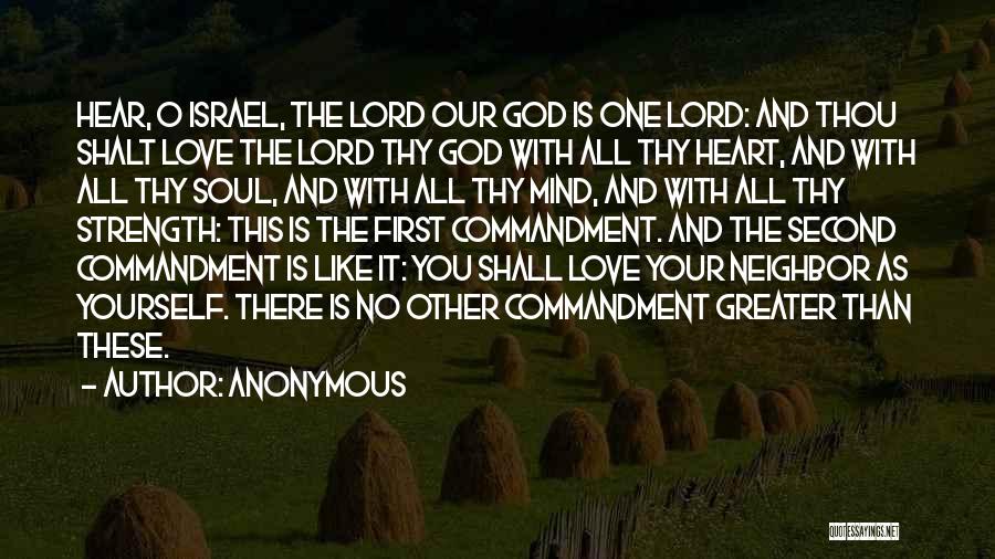 Love Your God With All Your Mind Quotes By Anonymous