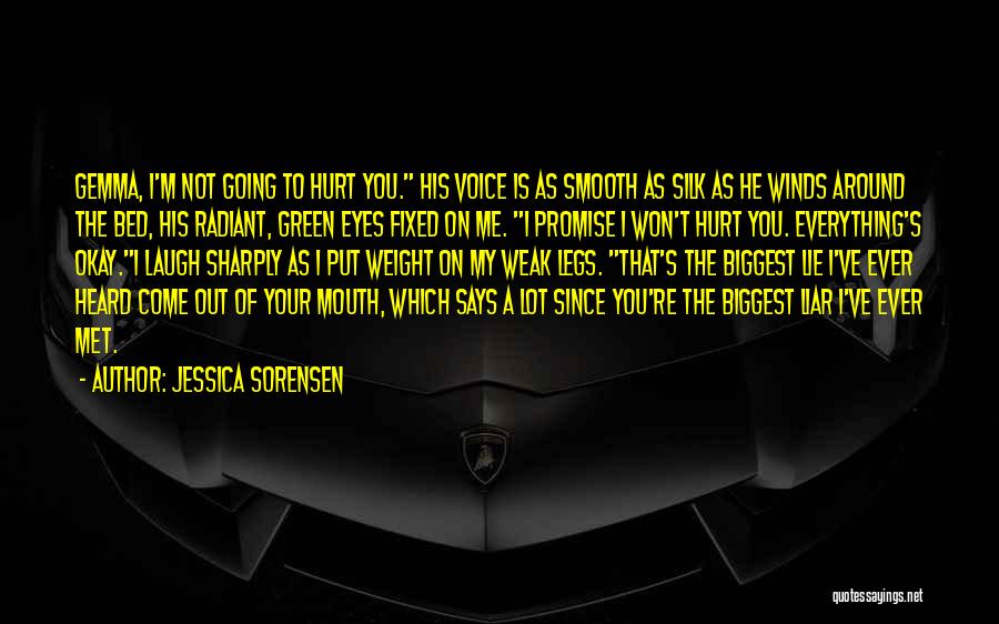 Love Your Green Eyes Quotes By Jessica Sorensen