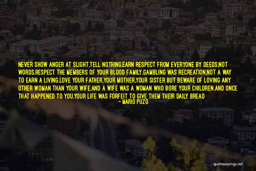 Love Your Sister Quotes By Mario Puzo