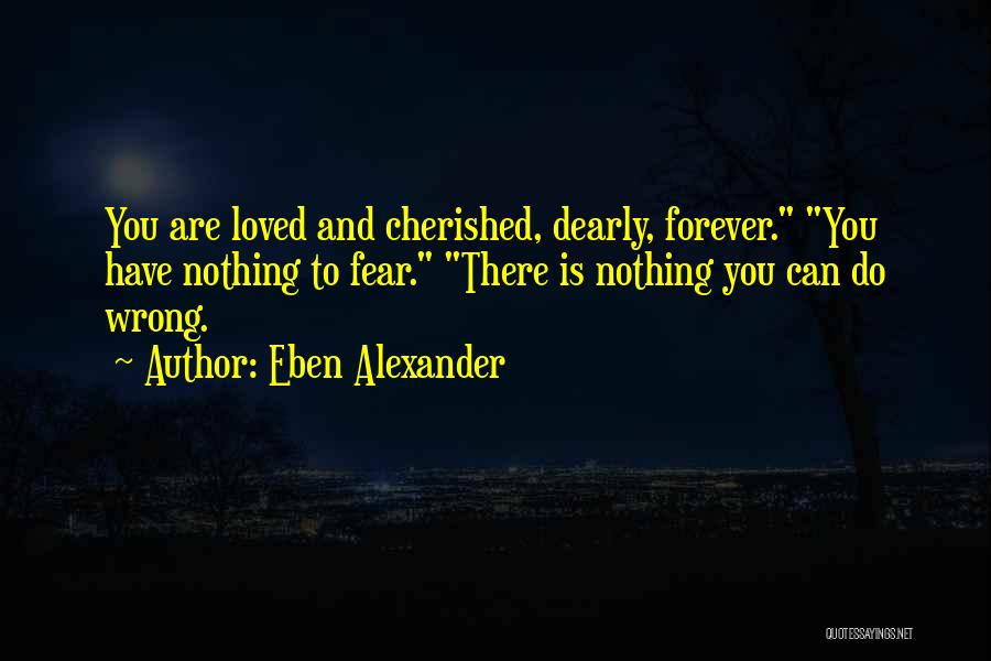 Loved And Cherished Quotes By Eben Alexander