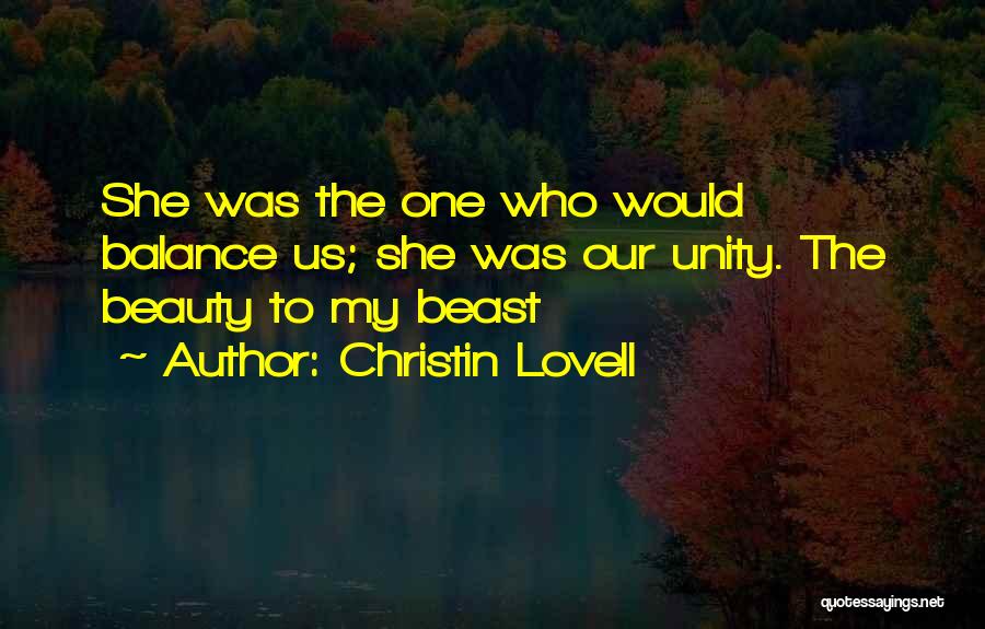 Lovell Quotes By Christin Lovell