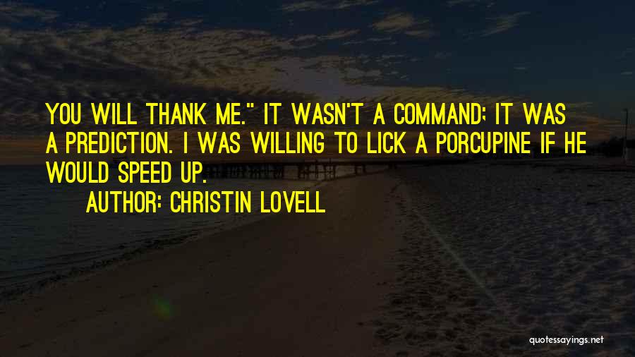 Lovell Quotes By Christin Lovell