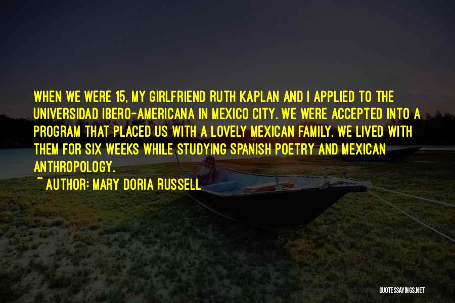 Lovely Girlfriend Quotes By Mary Doria Russell