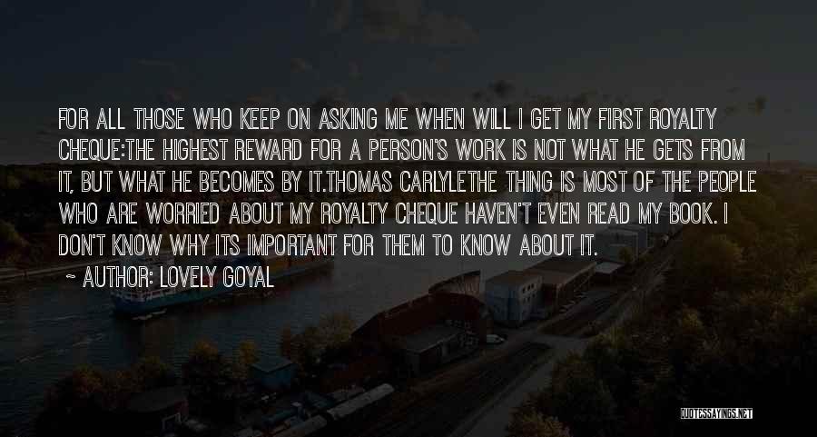 Lovely Person Quotes By Lovely Goyal