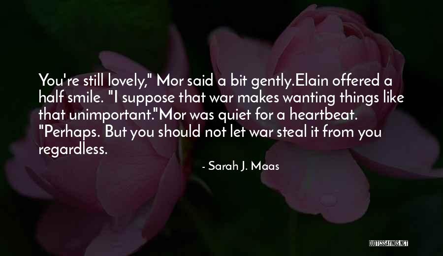 Lovely Smile Quotes By Sarah J. Maas