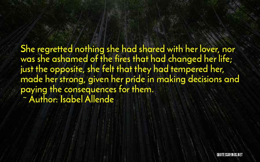 Lover Changed Quotes By Isabel Allende