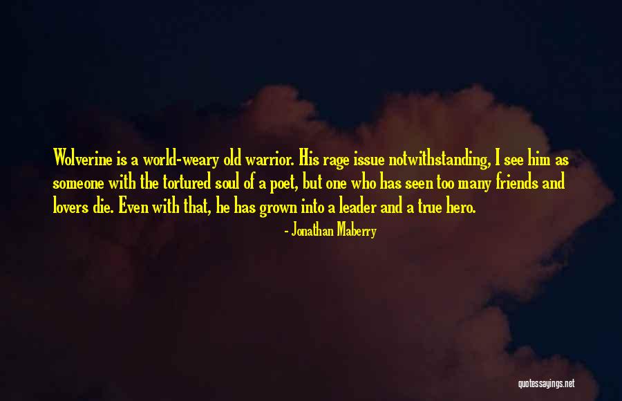 Lovers And Friends Quotes By Jonathan Maberry