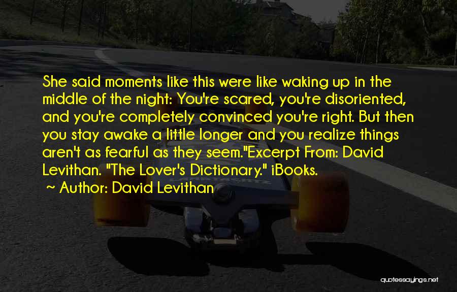 Lover's Dictionary Quotes By David Levithan