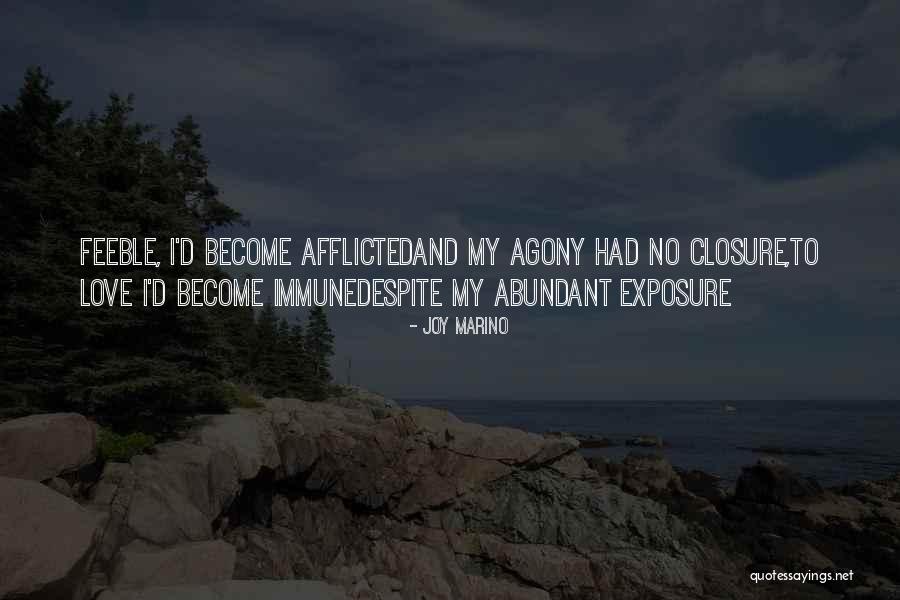 Lovers Sadness Quotes By Joy Marino Lovers Sadness Quotes By Joy Marino