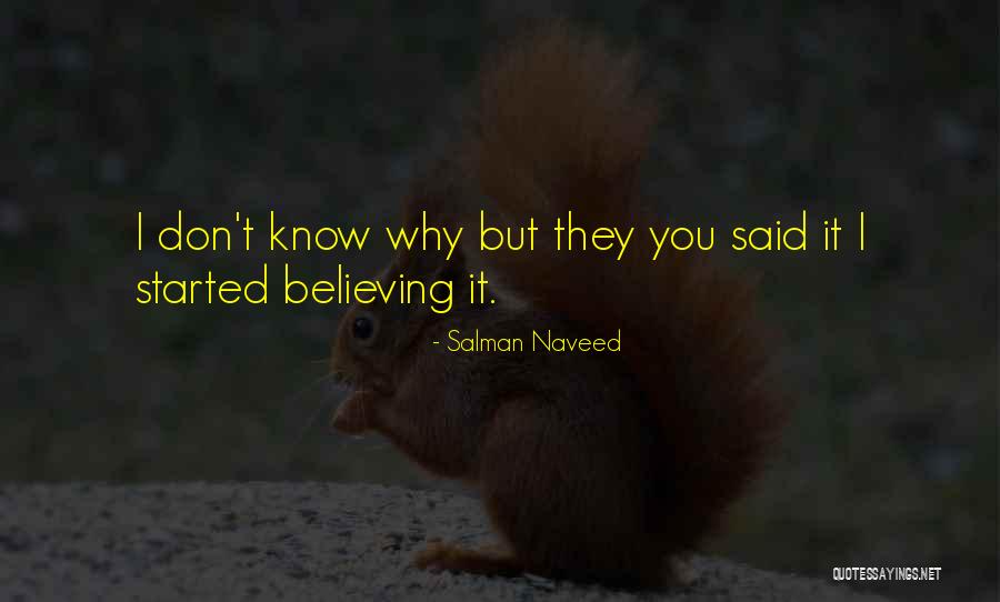Lovers Sadness Quotes By Salman Naveed