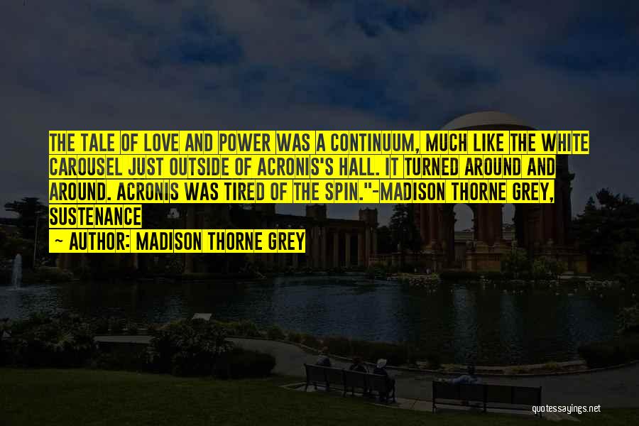 Love's Power Quotes By Madison Thorne Grey