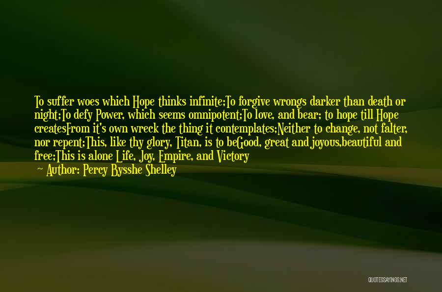 Love's Power Quotes By Percy Bysshe Shelley