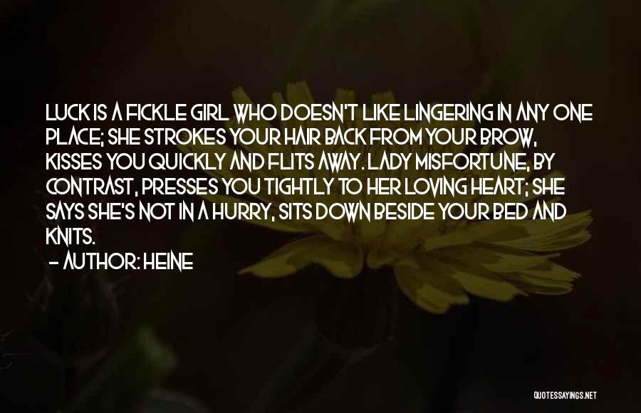 Loving A Girl Quotes By Heine