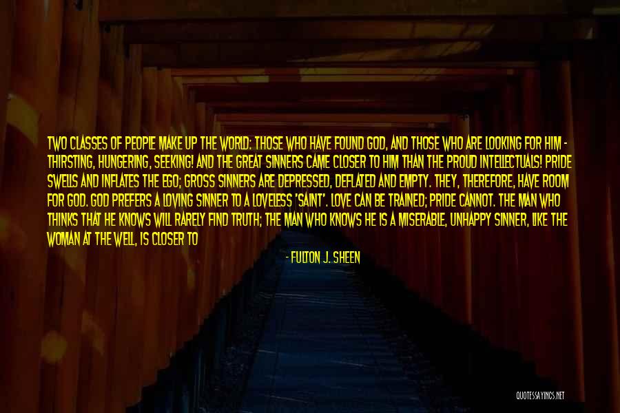 Loving A Great Man Quotes By Fulton J. Sheen