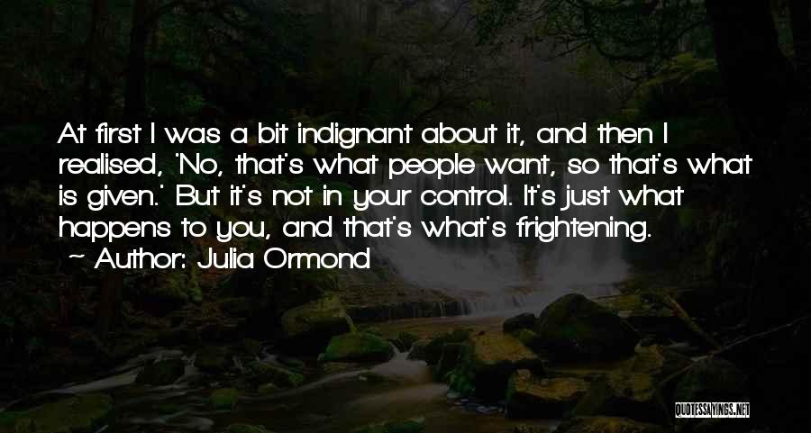 Loving A Person No Matter What Quotes By Julia Ormond