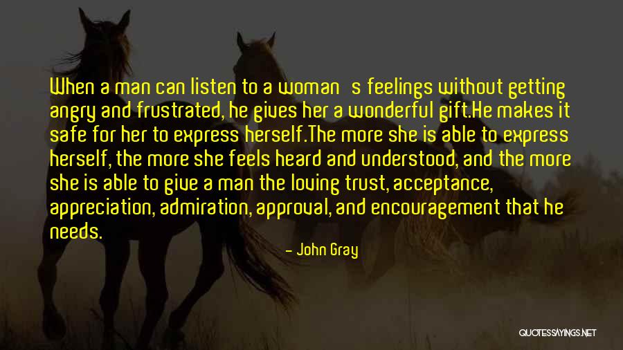 Loving A Wonderful Man Quotes By John Gray