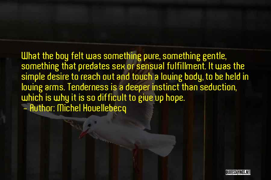 Loving Arms Quotes By Michel Houellebecq