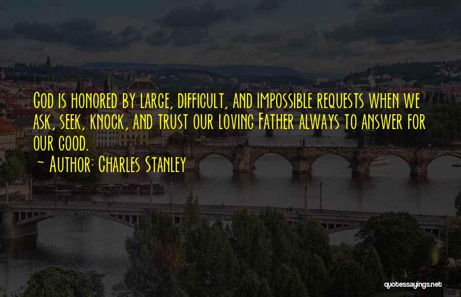 Loving Good Quotes By Charles Stanley