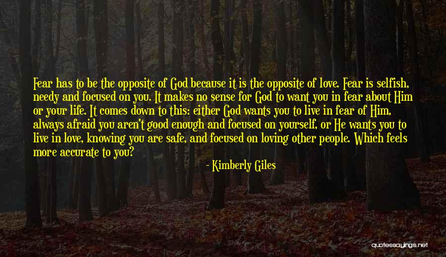 Loving Him More Quotes By Kimberly Giles