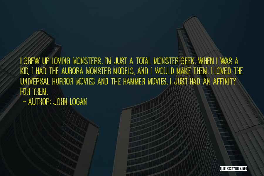 Loving Horror Movies Quotes By John Logan