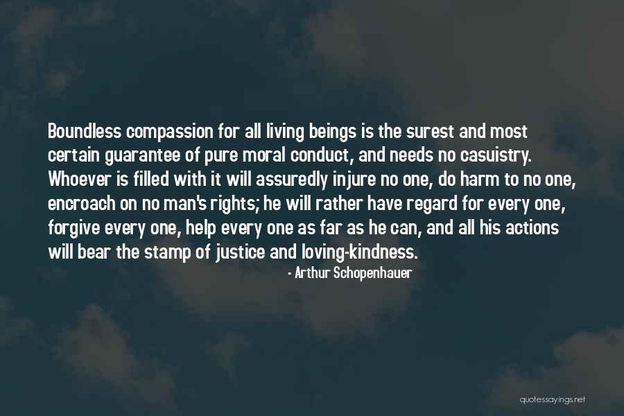 Loving Kindness Quotes By Arthur Schopenhauer