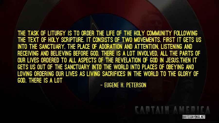 Loving Life As It Is Quotes By Eugene H. Peterson Loving Life As It Is Quotes By Eugene H. Peterson